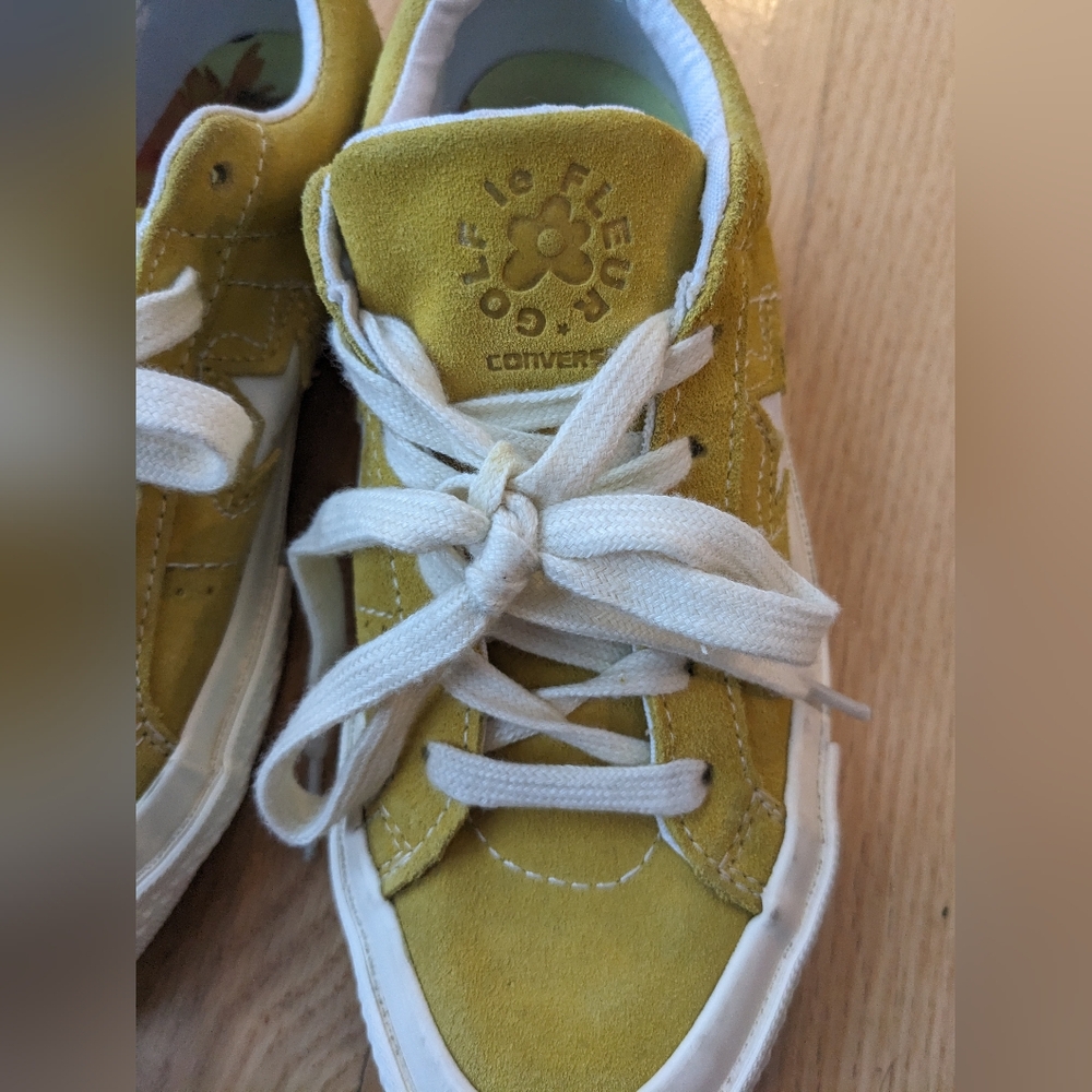 Golf le Fleur X Converse Yellow Suede Chuck Taylor One Stars